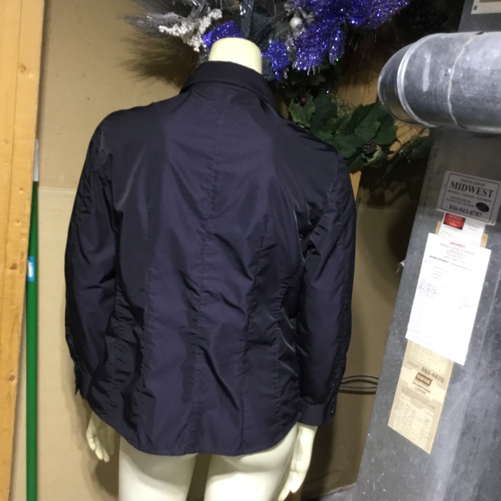 Armani Collezioni Black Zipper Shirt/Jacket - Picture 6 of 16